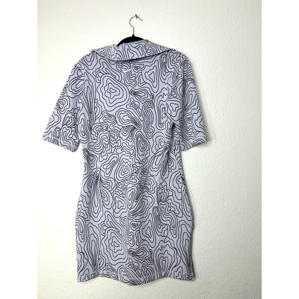 Nike + Serena Williams Dress L Summit Mini Jacquard 1/4 Zip Tennis Zip Collar - Picture 6 of 8